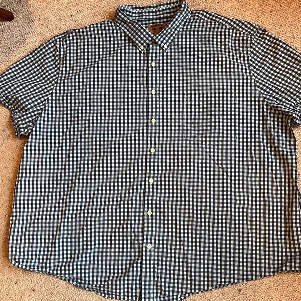 Foundry cotton check shirt 4X - Picture 3 of 6